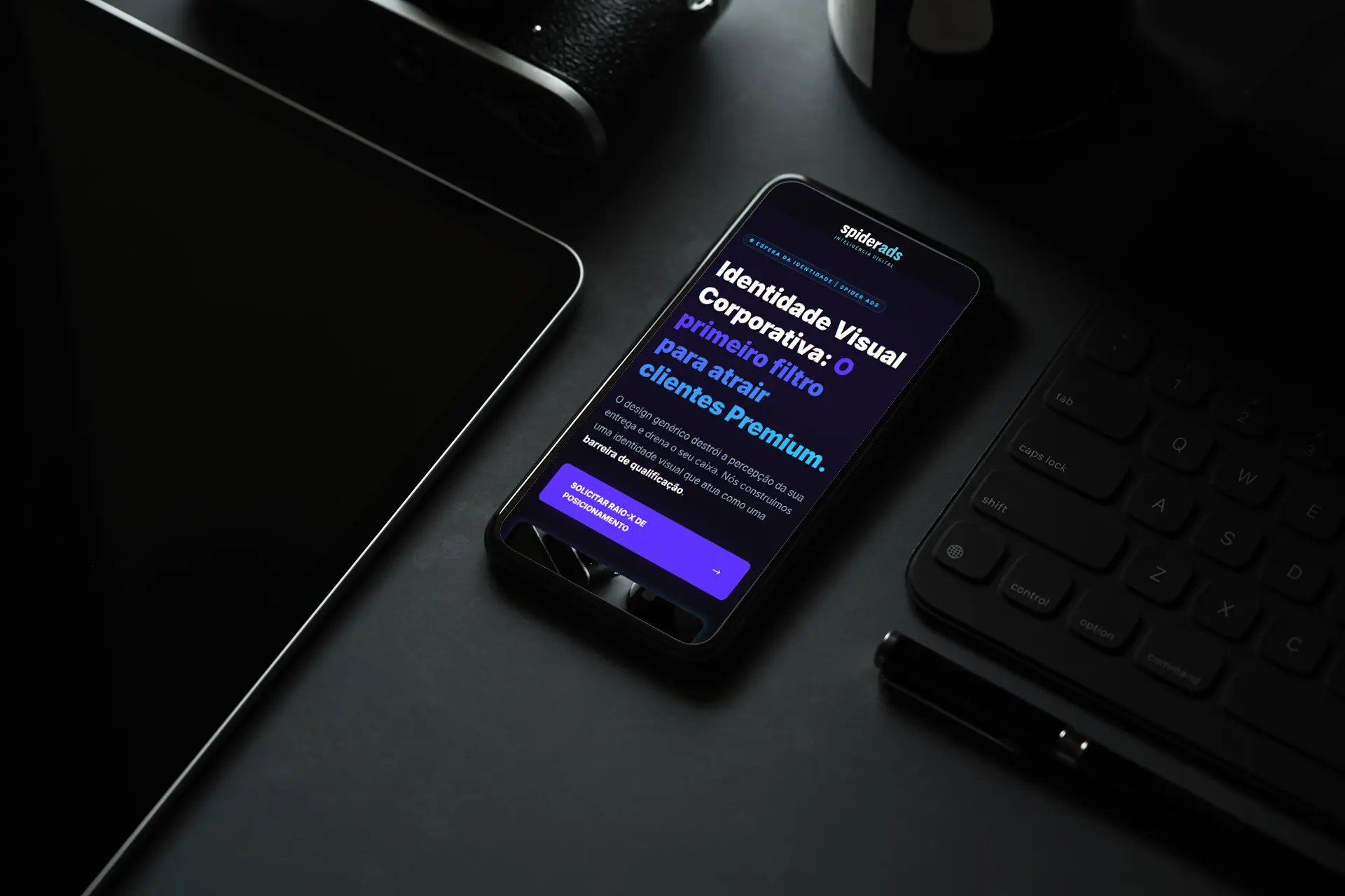 Exemplo visual de Landing Page focada em conversão