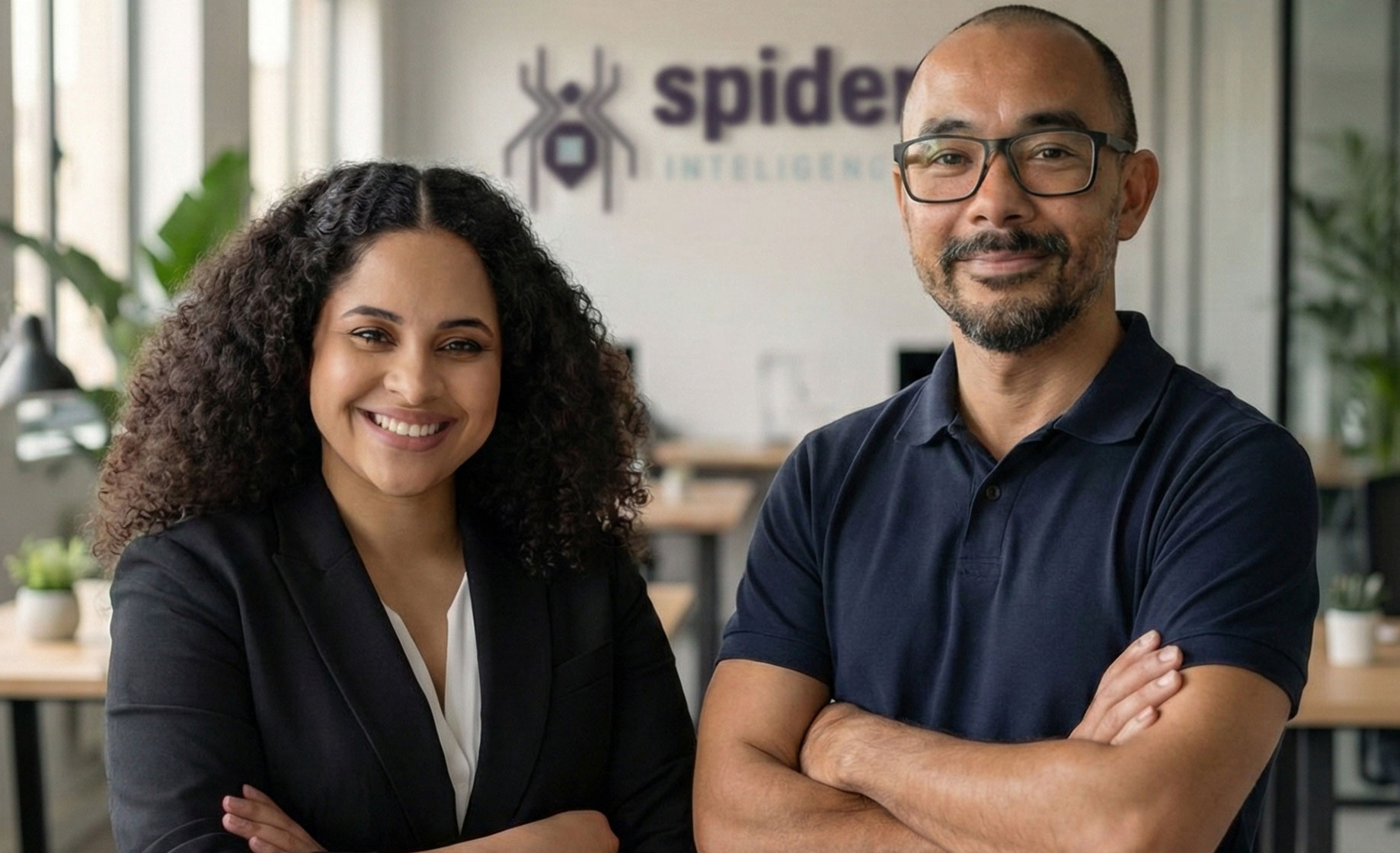 Luis Yasaka e Poliane Castelhano, consultores de estratégia digital da Spider Ads
